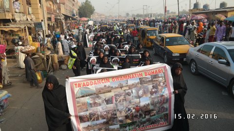 sisters protest kano